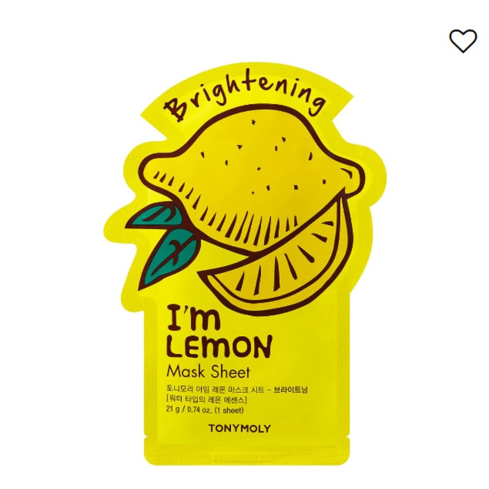 NEW Tony Moly I'm Lemon Sheet Mask